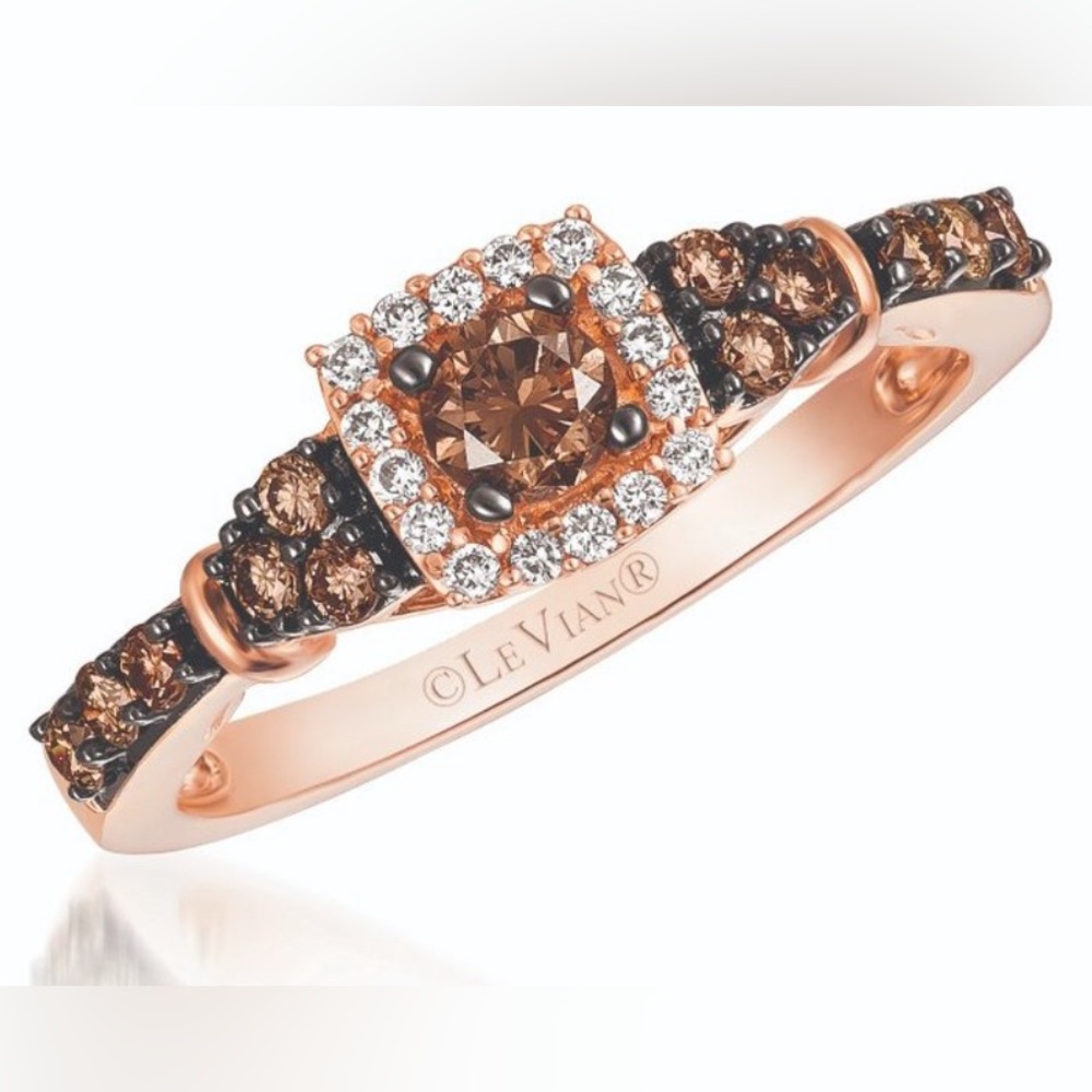 TRADE?? Levian Chocolate diamond Ring in Rose Gold